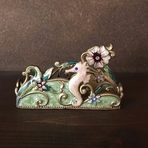Seahorse Business Card Holder